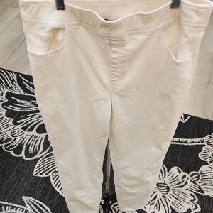 Tribal  Corduroy Cream Cotton Blend Pants Size 12
